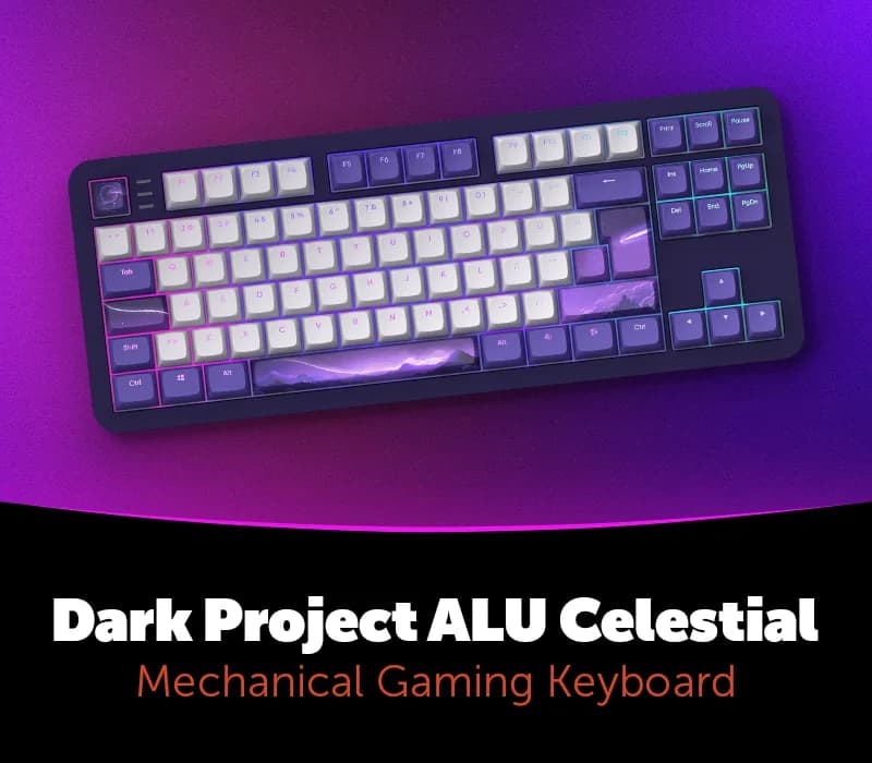 Dark Project ALU Celestial - Mechanical Gaming Keyboard EU Prismyx Voucher