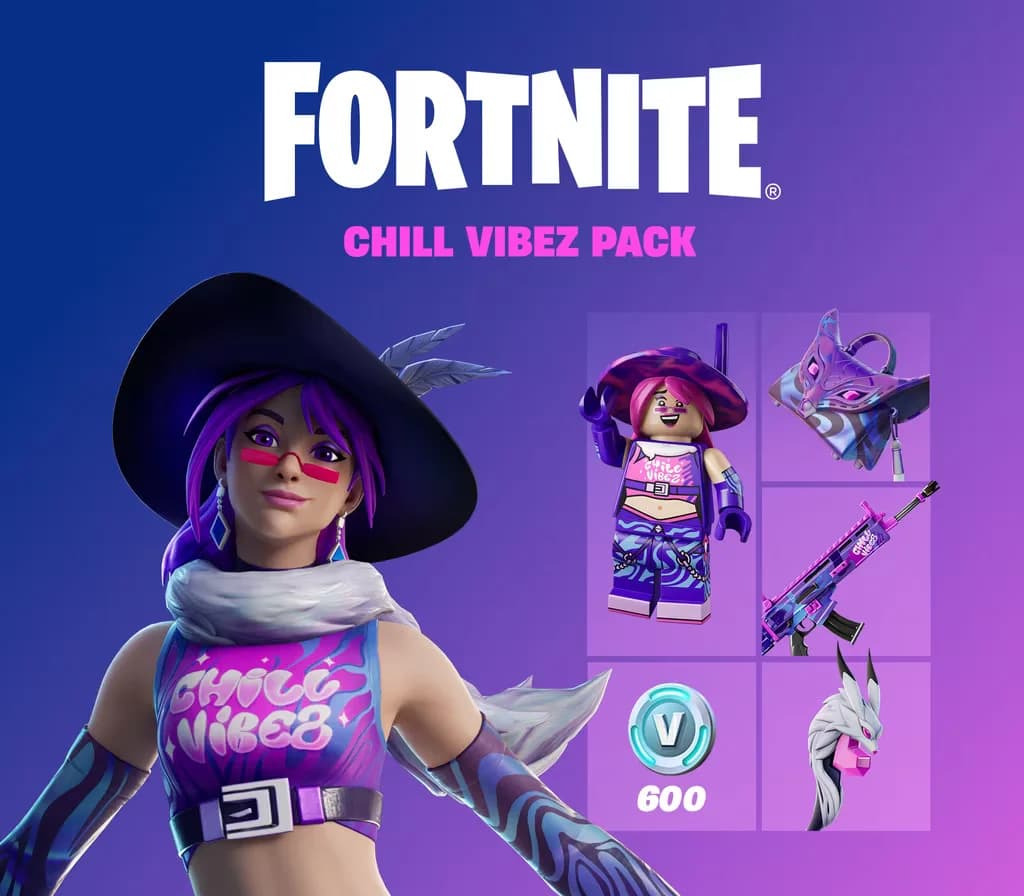 Fortnite - Chill Vibez Pack + 600 V-Bucks AR XBOX One / Xbox Series