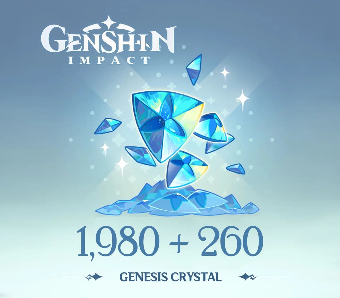 Genshin Impact - 1,980 + 260 Genesis Crystals redeemcodeonline.com Voucher