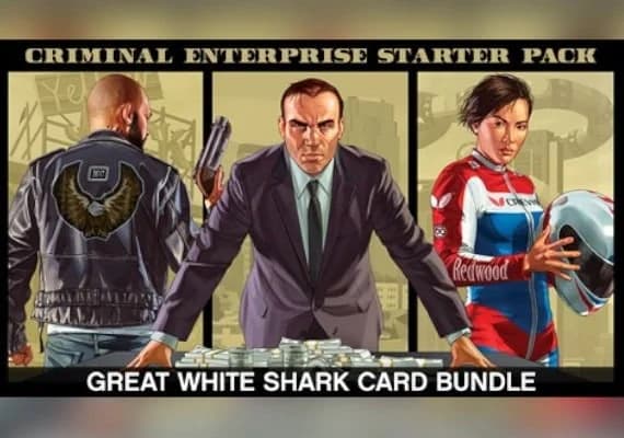 Grand Theft Auto V - Criminal Enterprise Starter Pack + Great White Shark Card Bundle DLC