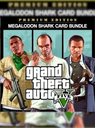 Grand Theft Auto V: Premium Online Edition & Megalodon Shark Card Bundle | 16 000 000 USD Bundle (PC) - Rockstar Key -