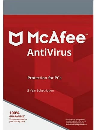 McAfee AntiVirus PC 1 Device 3 Years McAfee