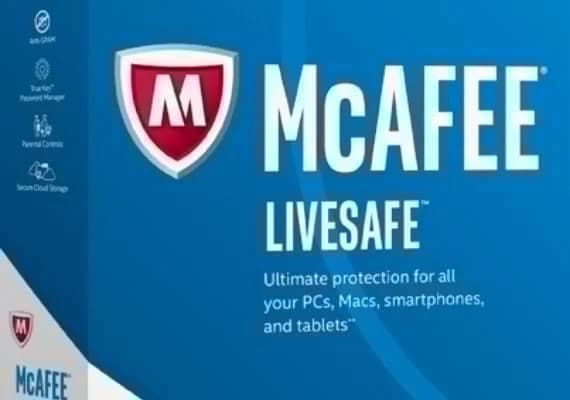 McAfee Livesafe 1 Year 1 User Unlimited Devices