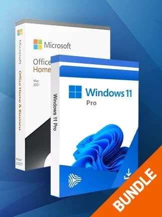 Microsoft Windows 11 Home & Microsoft Office Home & Business 2021 (Mac) bundle - Microsoft Key -