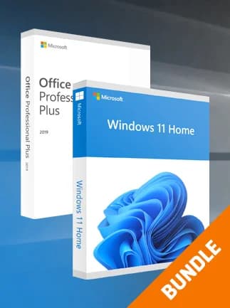 Microsoft Windows 11 Home & Microsoft Office Professional 2019 Plus - Microsoft Key -