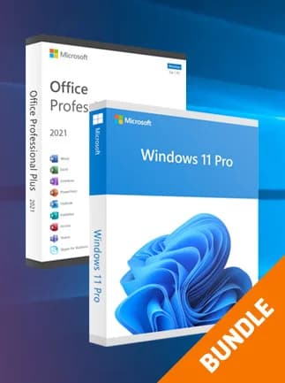 Microsoft Windows 11 Pro & Microsoft Office Professional Plus 2021 Bundle (PC) - Microsoft Key -