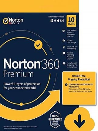 Norton 360 Premium + 75 GB Cloud Storage - - NortonLifeLock Key