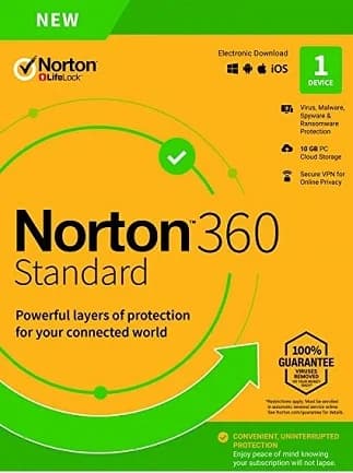 Norton 360 Standard Non-Subscription - - NortonLifeLock Key