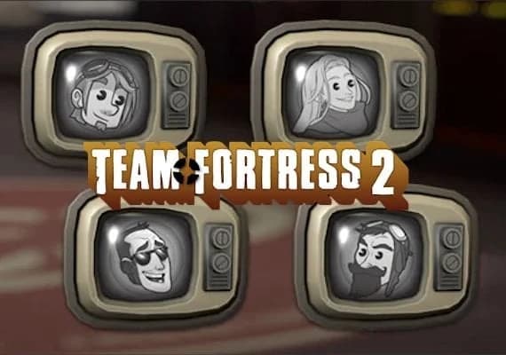 Team Fortress 2 Badges: Duncan's Kindhearted Kisser, Hannah's Altruistic Aspect, Sips' Selfless Simulacrum, Sjin's Generous Guise