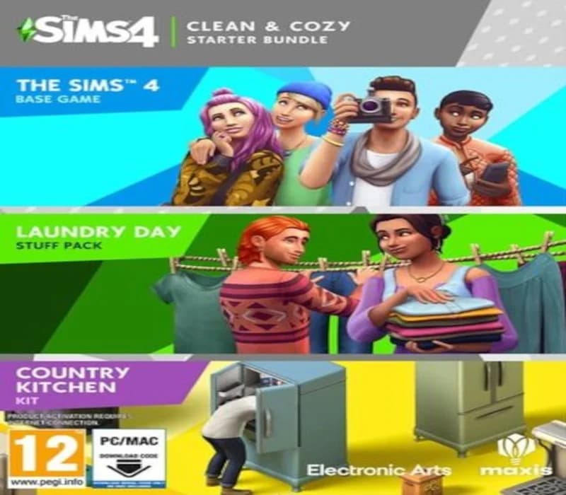 The Sims 4 - Clean & Cozy Starter Bundle EU EA App