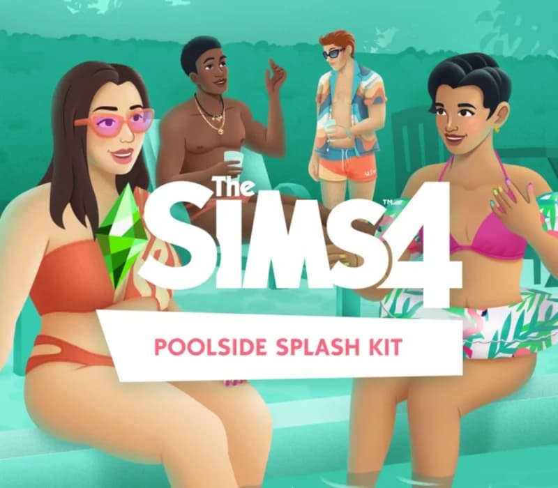 The Sims 4 - Poolside Splash Kit DLC EU PC EA App