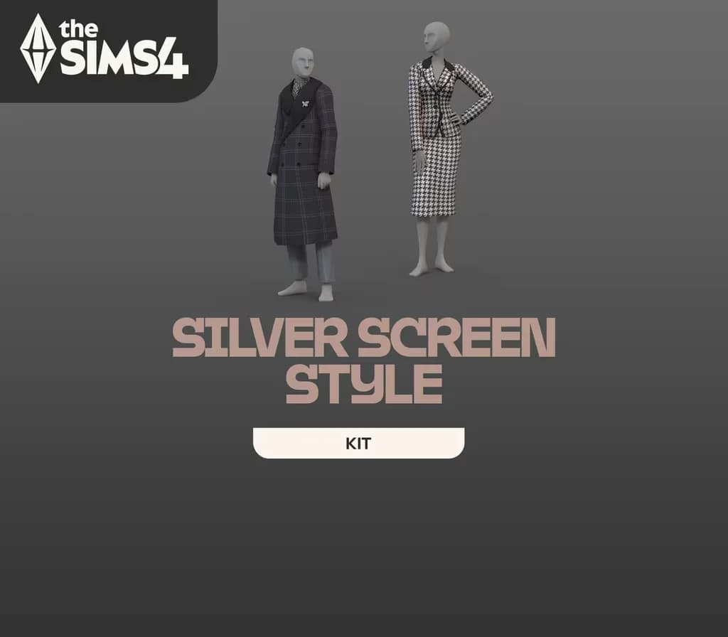 The Sims 4 - Silver Screen Style Kit DLC PC EA App