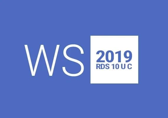 Windows Server 2019 Remote Desktop Services 10 user connections