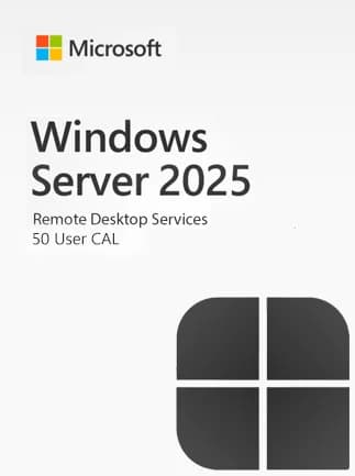 Windows Server 2025 | Remote desktop services user connections (50) - Microsoft Key -