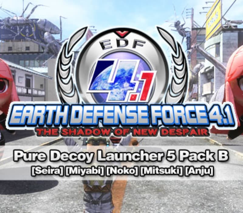 EARTH DEFENSE FORCE 4.1 - Pure Decoy Launcher 5 Pack B DLC Steam