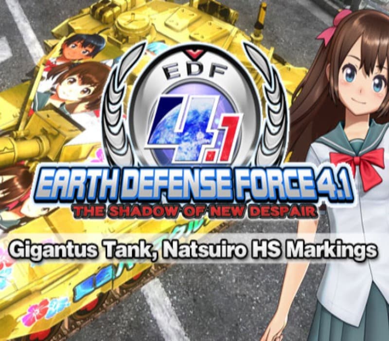 EARTH DEFENSE FORCE 4.1 - Gigantus Tank, Natsuiro HS Markings DLC Steam