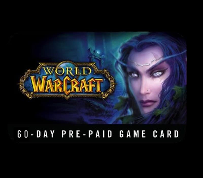 World of Warcraft 60 DAYS Pre-Paid Time Card